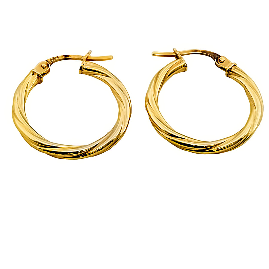 9ct Gold 0.8g Hoop Earrings